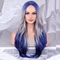Long Body Wave Two Tone Synthetic Wigs For Women