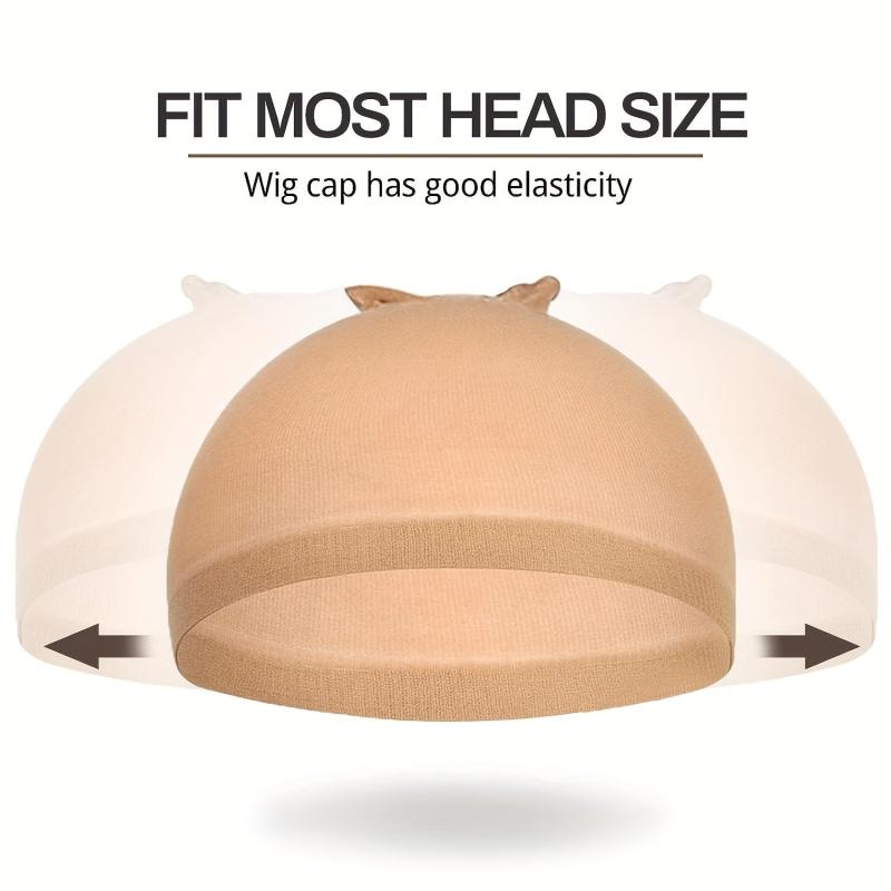 4 Pcs Stocking Wig Caps + 1 Wig Hook for Professional Use