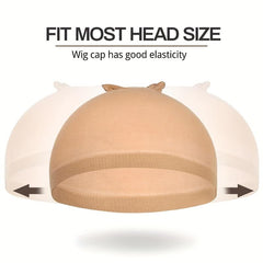 4 Pcs Stocking Wig Caps + 1 Wig Hook for Professional Use