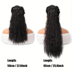Curly Drawstring Ponytail Extension Synthetic Clip In