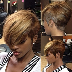 Short Red Wigs For Women Natural Heat Resistant Synthetic Wigs