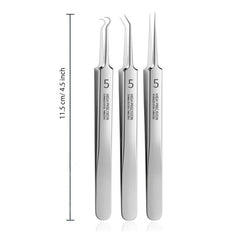Facial Blackhead Remover Tweezers Precision Pimple Tool Kit