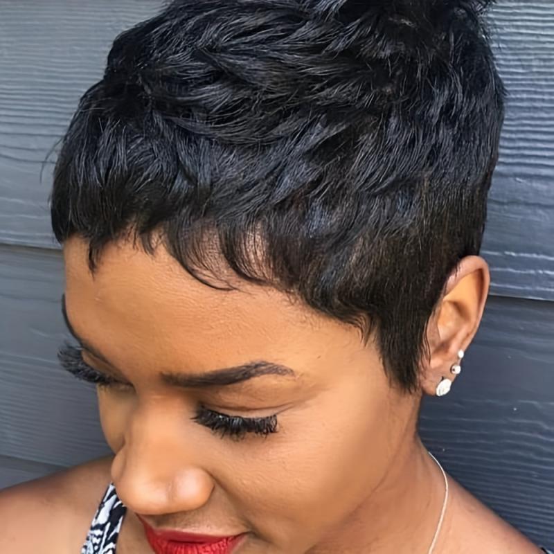 Short Pixie Cut Heat Resistant Wig Women's Wig