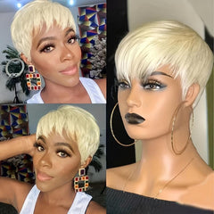 Short Red Wigs For Women Layered Heat Resistant Cosplay Wig
