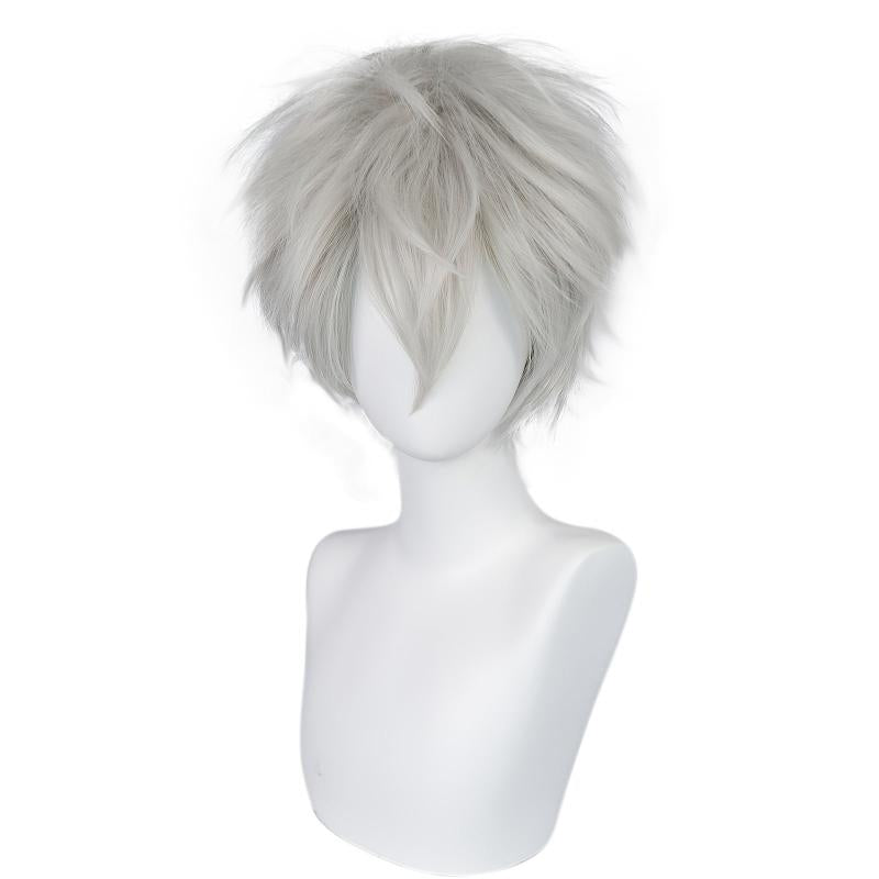 Short Straight Synthetic Cosplay Wig For Halloween