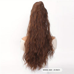 Claw Clip Ponytail Water Wavy Ponytail