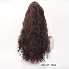 Claw Clip Ponytail Water Wavy Ponytail
