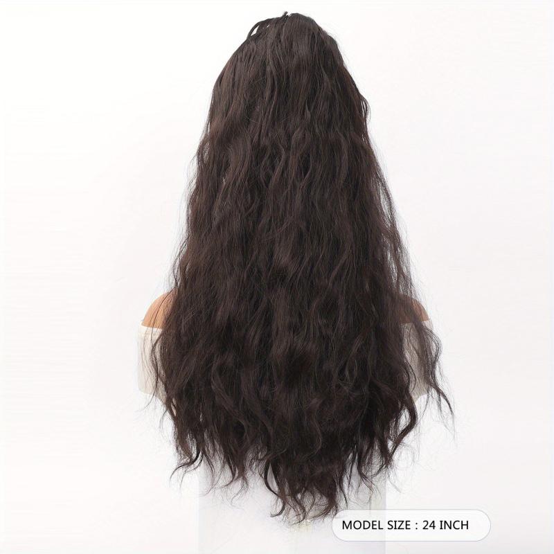 Claw Clip Ponytail Water Wavy Ponytail