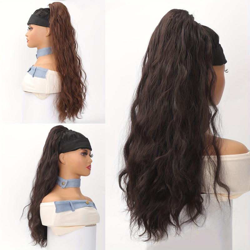 Claw Clip Ponytail Water Wavy Ponytail