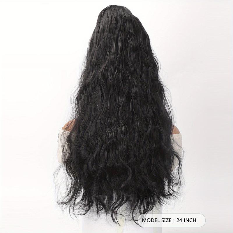 Claw Clip Ponytail Water Wavy Ponytail