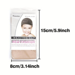 2pcs HD Wig Caps Transparent Lace Front Wig Stocking Caps for Women