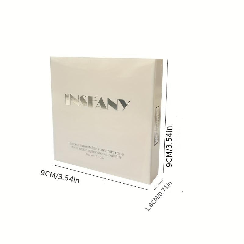 9 Colors Nude Eyeshadow Palette Natural Matte Pearly Finish Waterproof