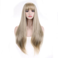 Long Curly Wig Synthetic Wig Anime Cosplay Halloween Party Wig