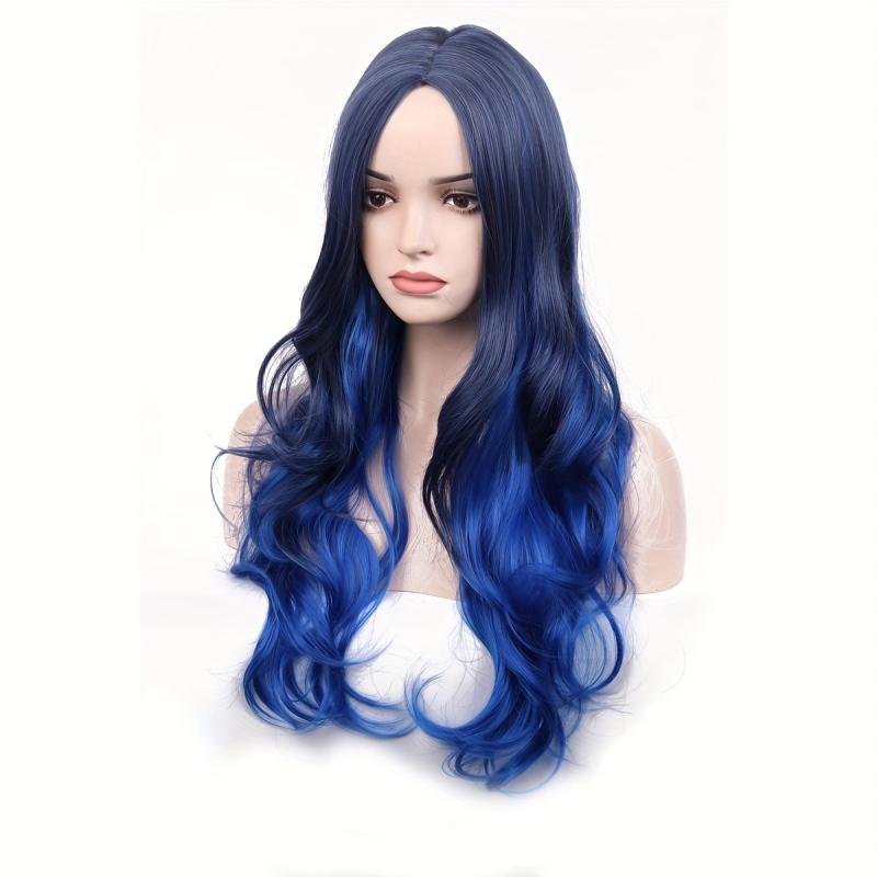 Long Curly Wig Synthetic Wig Anime Cosplay Halloween Party Wig