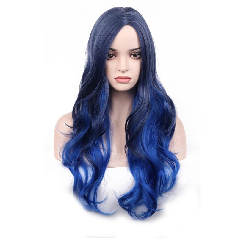 Long Curly Wig Synthetic Wig Anime Cosplay Halloween Party Wig
