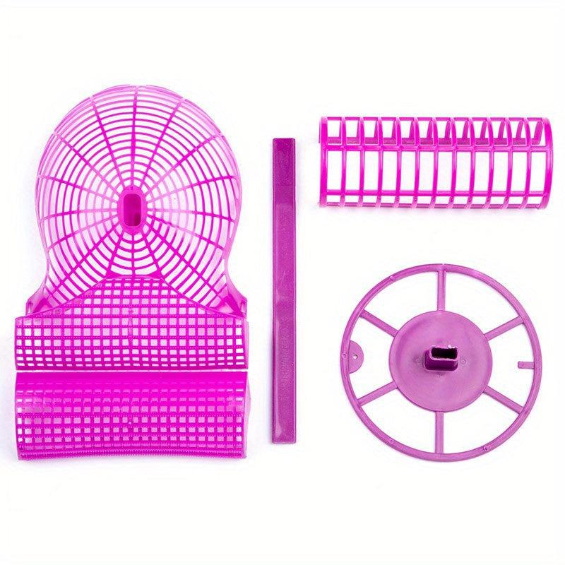 Pink Collapsible Wig Stand Holder