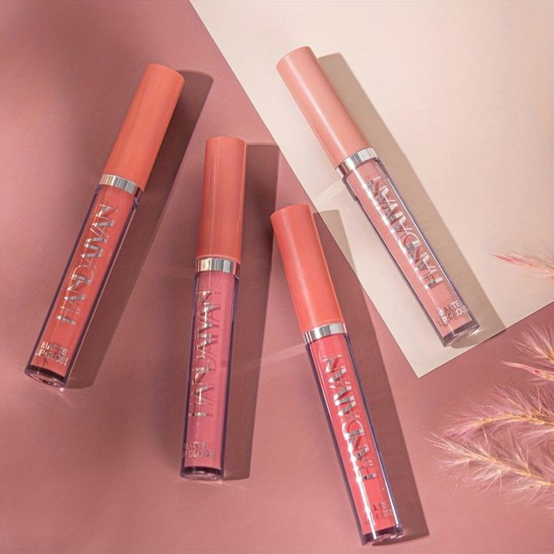 Matte Liquid Lipstick Set 6 Lip Gloss Non Stick Cup Lip Glaze