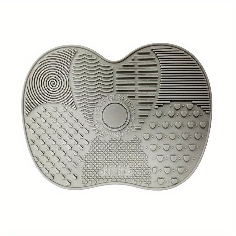 Silicone Makeup Brush Cleaning Mat - Brush Scrubber Board Tool