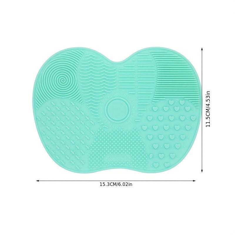 Silicone Makeup Brush Cleaning Mat - Brush Scrubber Board Tool
