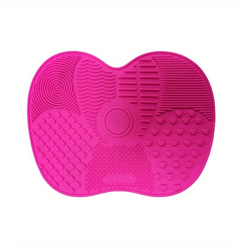 Silicone Makeup Brush Cleaning Mat - Brush Scrubber Board Tool