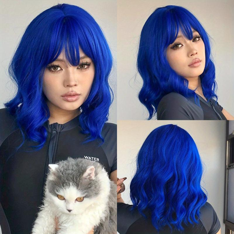 Long Curly Synthetic Women's Wig for Daily Use LC044 1