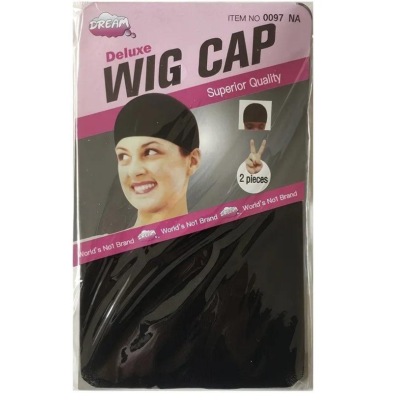Wig Cap Ladies Lace Net Cap Double Head Hair Net Cap