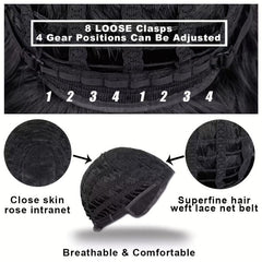 Ombre Red Short Bob Wig for Women