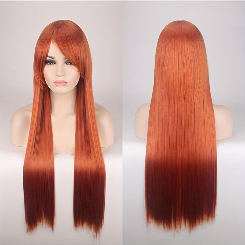 Long Straight Synthetic Hair Wig for Women