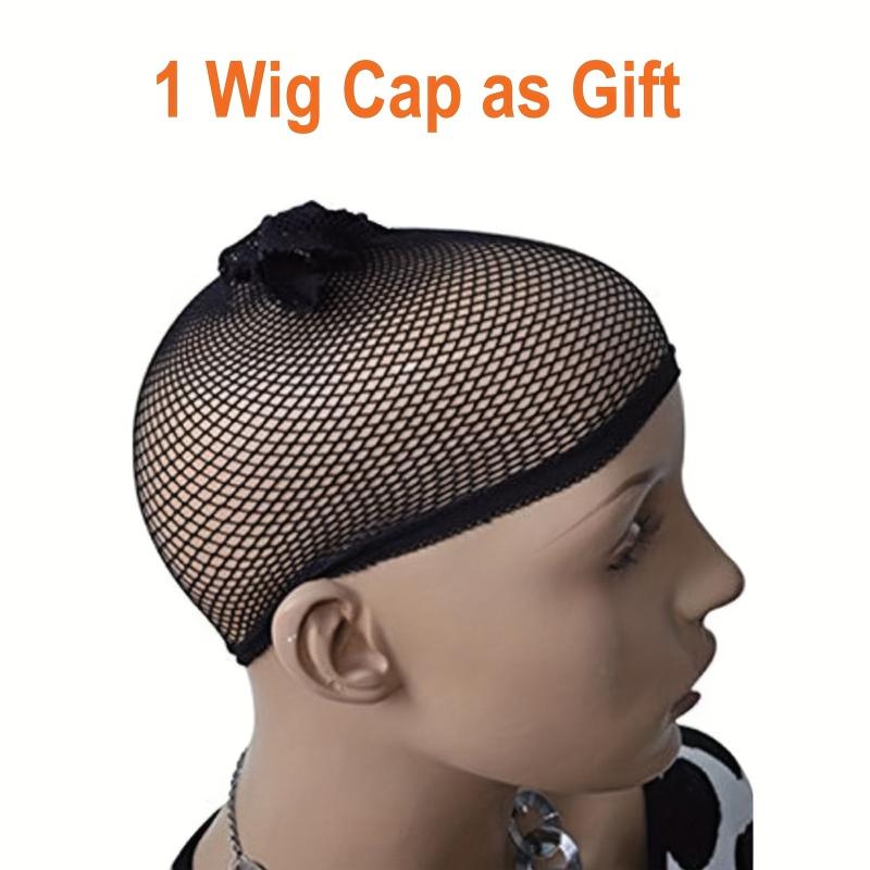 Red Short Bob Wig For Women Halloween & Wig Cap