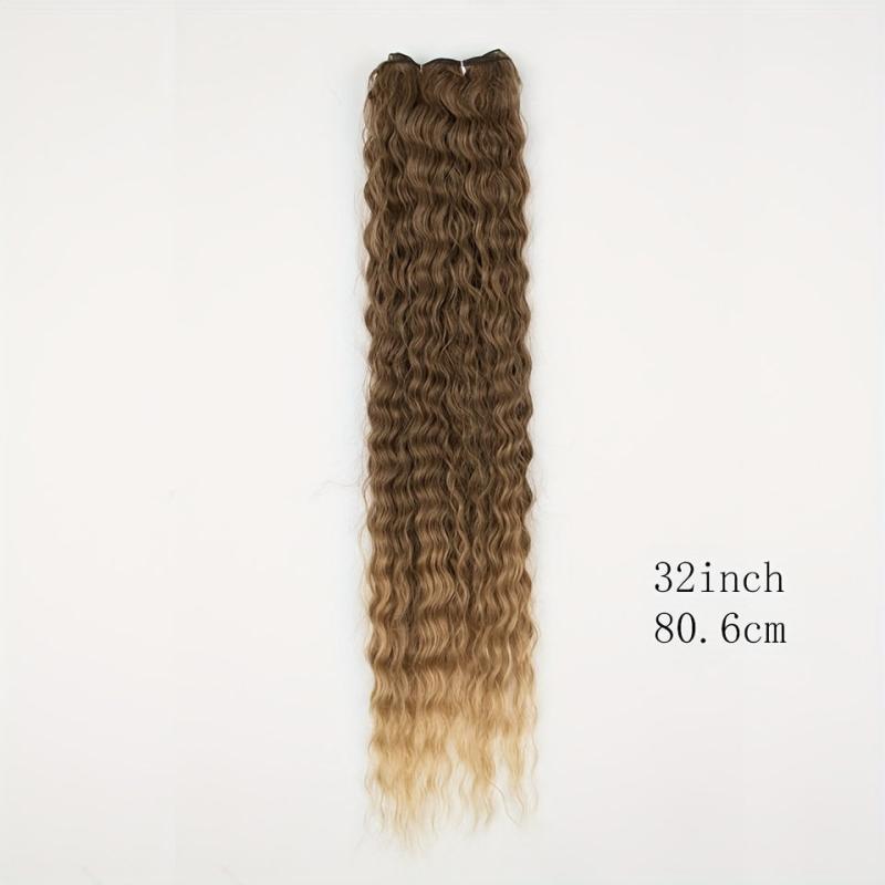 613 Blonde Hair Bundle Long Curly Wave Hair 28 cm Ombre Hair Bundles
