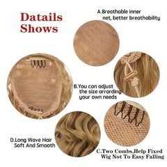 Body Wave Hair Ponytail Extensions 60-96 cm