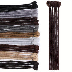 5 Strand Dreadlocks Extensions 30 48 Cm Soft Hair Heat Resistant Synthetic Fiber