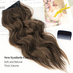 55 Long Wavy Synthetic Hair Pieces for Daily Use