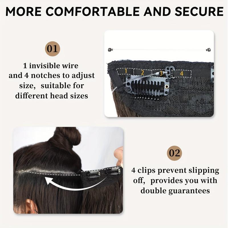 55 Long Wavy Synthetic Hair Pieces for Daily Use
