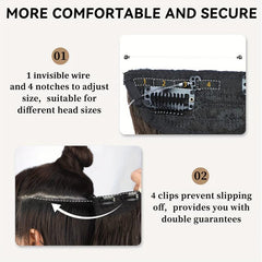 55 Long Wavy Synthetic Hair Pieces for Daily Use