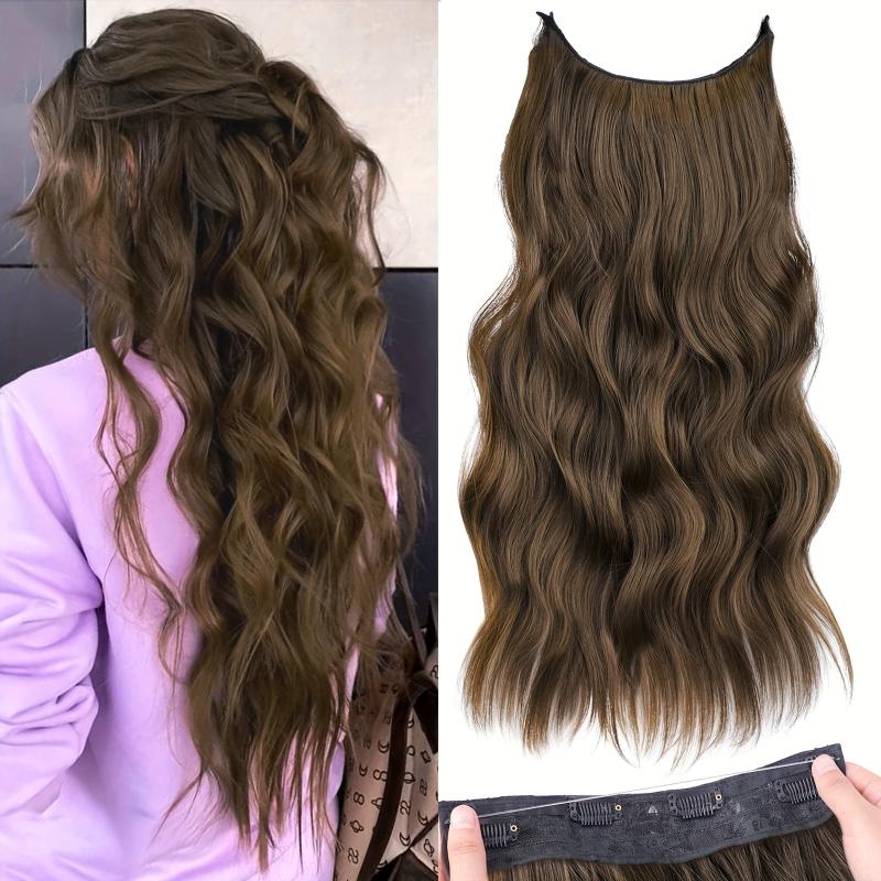 55 Long Wavy Synthetic Hair Pieces for Daily Use