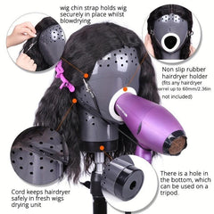 Professional Wig Dryer Head with Holes for Drying Wigs