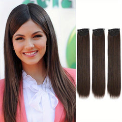 3 Pack 45 72 60 96 Cm Clip Hair Extensions Synthetic Heat Resistant Adds Volume