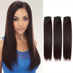 3 Pack 45 72 60 96 Cm Clip Hair Extensions Synthetic Heat Resistant Adds Volume