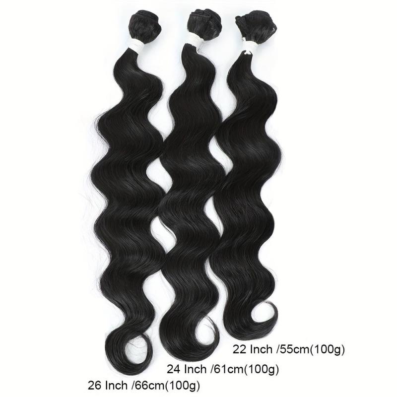 Synthetic Body Wave Hair Bundles for Women