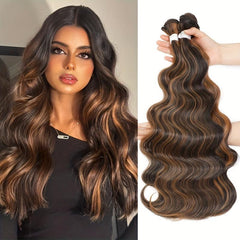 Synthetic Body Wave Hair Bundles for Women