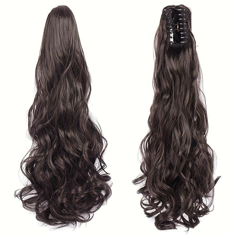 Long Wavy Ponytail Extensions Natural Look Daily Use