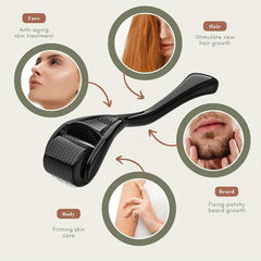 5mm Facial Micro Needle Roller Beard Growth Hair Care Package Women Skin Needle