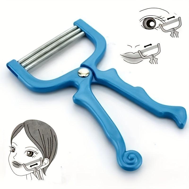 Portable Spring Facial Hair Remover for Upper Lip Chin Cheeks