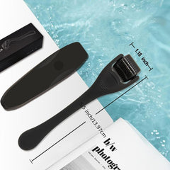 Titanium Micro Needle Beard Roller with Travel Case for Microneedling