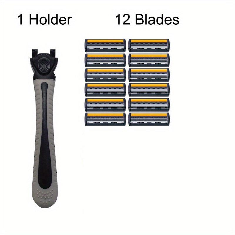 Classic Razor Holder with 36 Replacement Blades Skin Guard Included