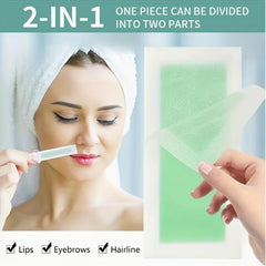 Facial Wax Strips for Women - Face & Eyebrow Hair Remover
