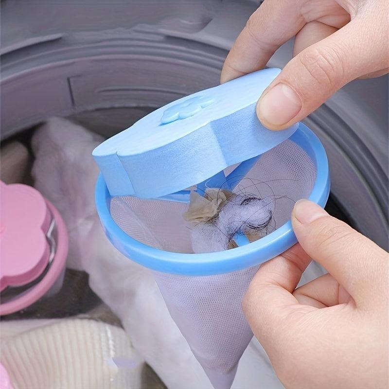 Lint Catcher Filter Mesh Bag Laundry Ball Tray