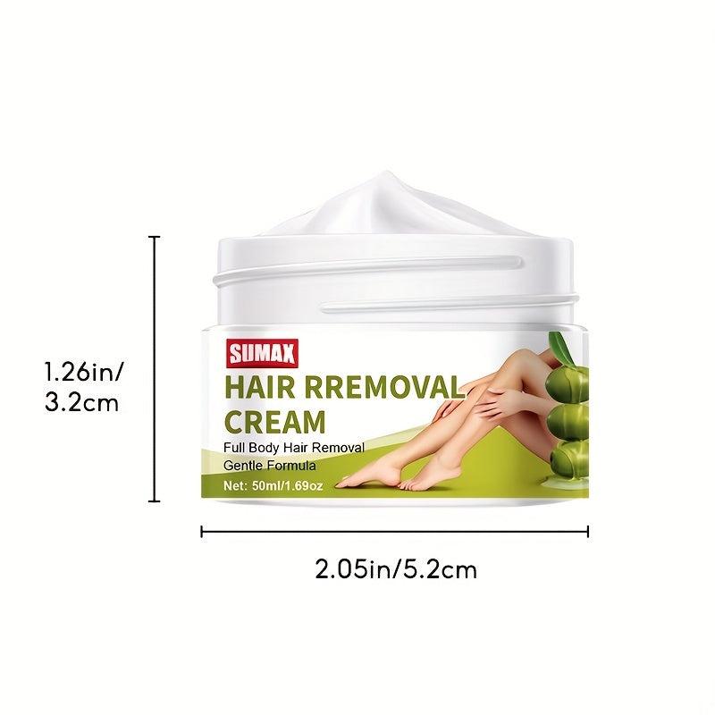 Gentle Olive Hair Removal Cream Underarms Lips Sensitive Formula