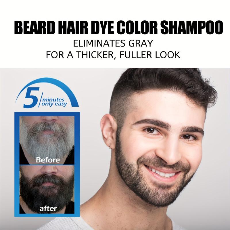 100ml Beard Color Shampoo for Darkening Hair & Mustache